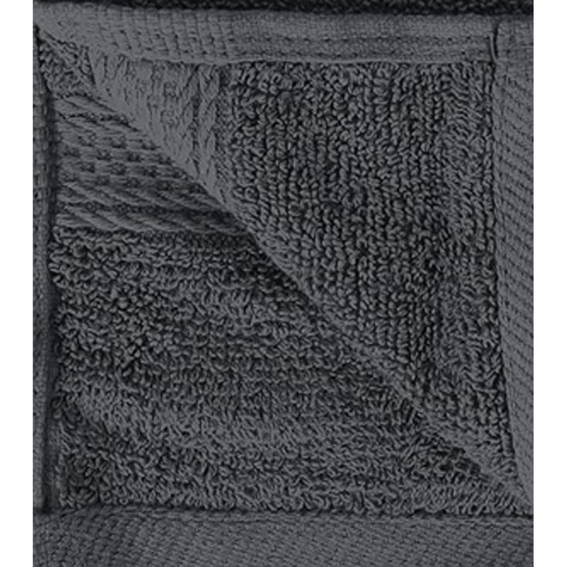 conjunto utopia towels 6 toalhas 40x71cm cinza a-mbi