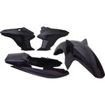 kit carenagem wester 5 peças moto factor 2010 a 2013 roxo fosco (mp)