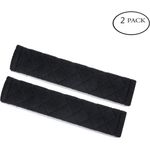 capa de cinto de segurança amooca para carro/mochila 2 peças preto a-mbi
