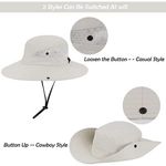 chapéu de proteção solar inogih uv bege a-mbi