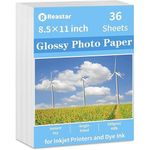 papel fotográfico reastar 8,5x11,36 polegadas branco a-mbi