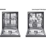 lava-louças samsung 14 serviços inox com painel digital dw60c7050fg/az
