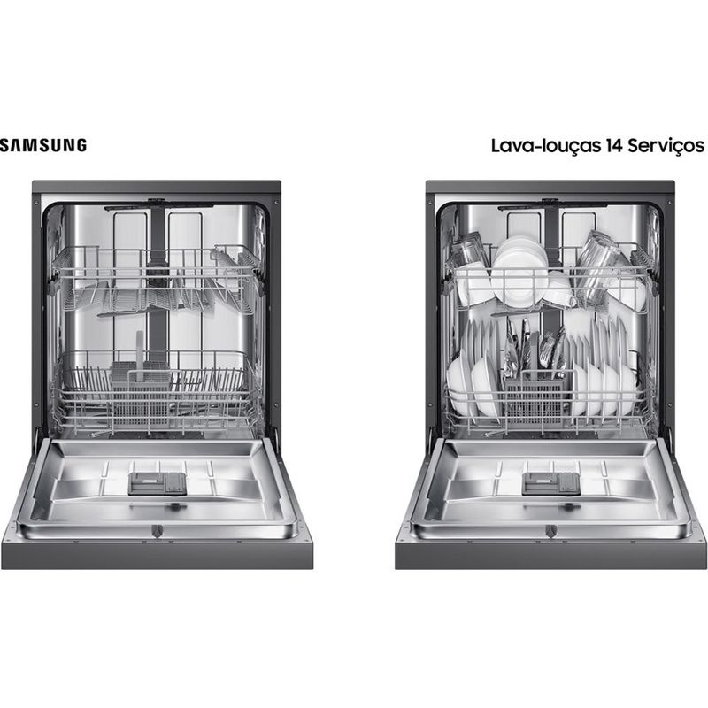 lava-louças samsung 14 serviços inox com painel digital dw60c7050fg/az