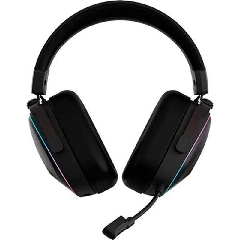 headset gamer plus atis pro sem fio multiplataforma rgb preto