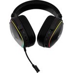 headset gamer plus atis pro sem fio multiplataforma rgb preto