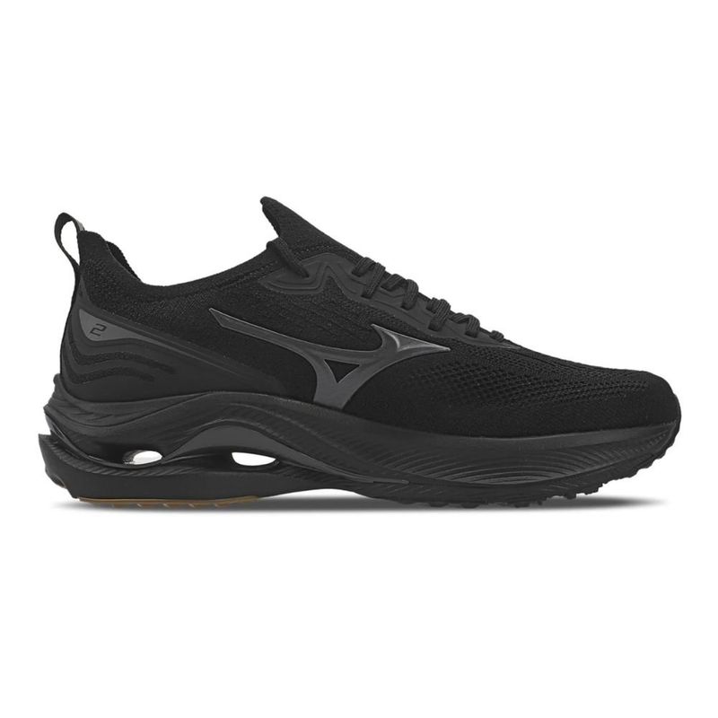 tênis masculino n°41 mizuno wave zest 2 preto (mp)