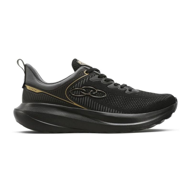 tênis esportivo masculino n°41 olympikus curva preto (mp)