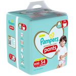 fralda infantil roupinha premium care pants tamanho xxxg 54 unidades pampers
