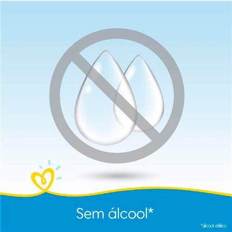 lenço umedecido pampers splash baby shark simply clean com 48 unidades