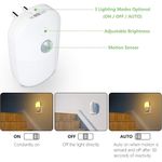 luz sensor de movimento maz-tek noturna pacote com 2 branco a-mbi