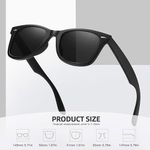 óculos de sol sojos proteção uv preto a-bi