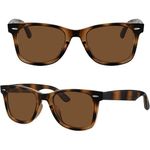 óculos de sol meetsun uv marrom a-mbi