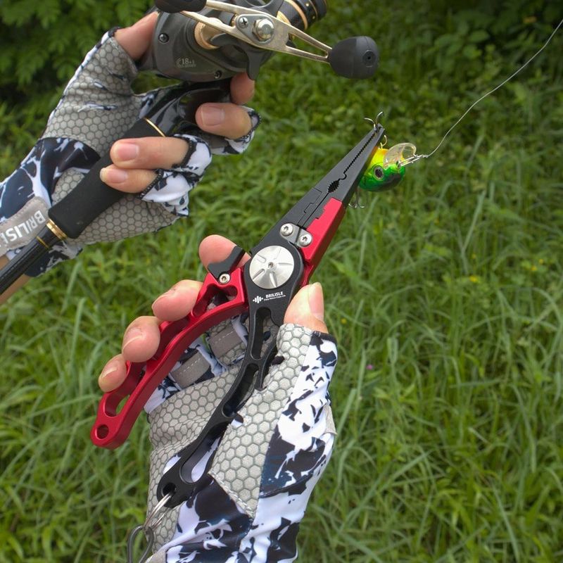 alicate brilisle pesca 4 peças vermelho a-mbi