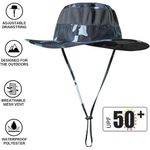 chapéu para atividades ao ar livre koolsloy fps50 camuflagem azul a-mbi