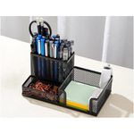organizador de mesa deli preto a-mbi