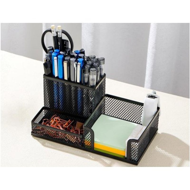 organizador de mesa deli preto a-mbi