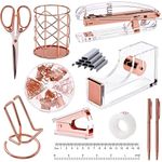 conjunto de suprimentos eoout para mesa de escritório rose a-mbi