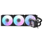 cooler para processador hydro darkflash 360mm argb preto dv-360s (mp)