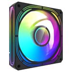 kit 3 cooler fan darkflash para gabinete 120mm led argb inf24t preto (mp)