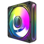 kit 3 cooler fan darkflash para gabinete 120mm led argb inf24t preto (mp)