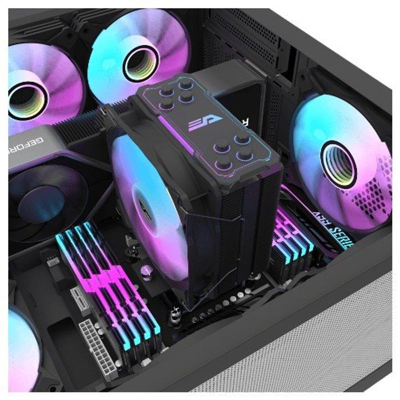 Cooler Darkflash Para Processador Intel E AMD Z4 PRO Mist Preto (MP)