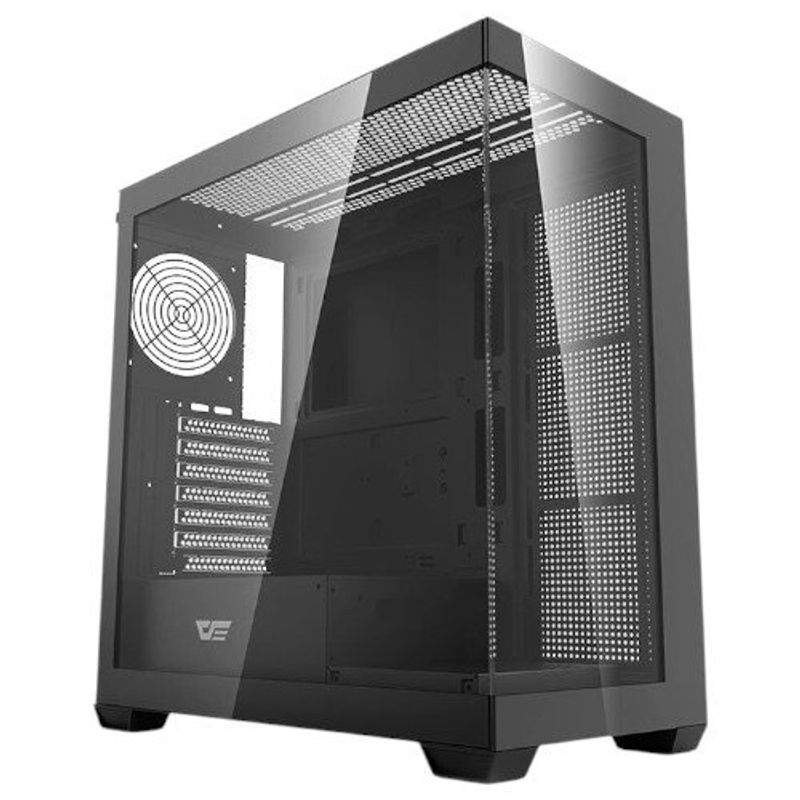 gabinete gamer darkflash ds900 atx lateral em vidro preto (mp)