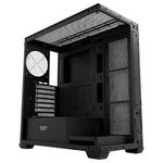 gabinete gamer darkflash ds900 atx lateral em vidro preto (mp)