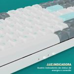 teclado mecânico gamer bluetooth darkflash recarregável azul gd89 (mp)