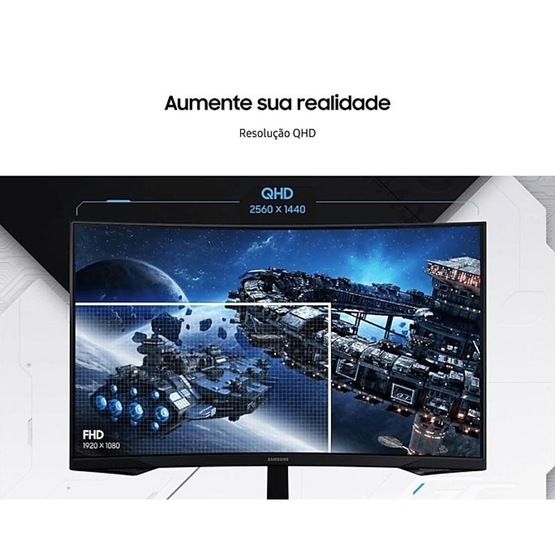 monitor gamer samsung 27" odyssey g5 qhd 165hz (mp)