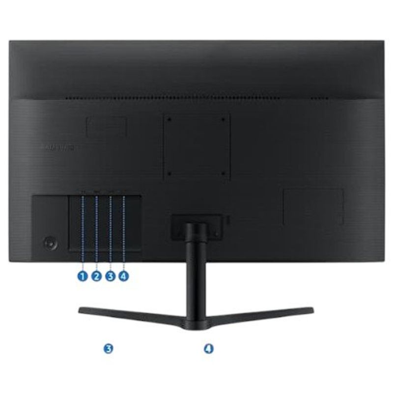 monitor samsung led 32" wide ips essential s3 fhd 75hz preto (mp)