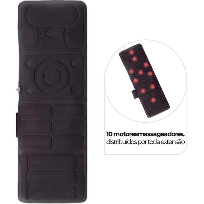 esteira massageadora dobrável bivolt dellamed