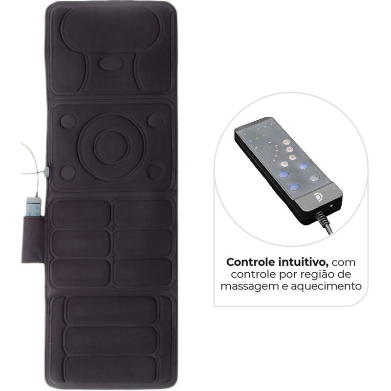 esteira massageadora dobrável bivolt dellamed