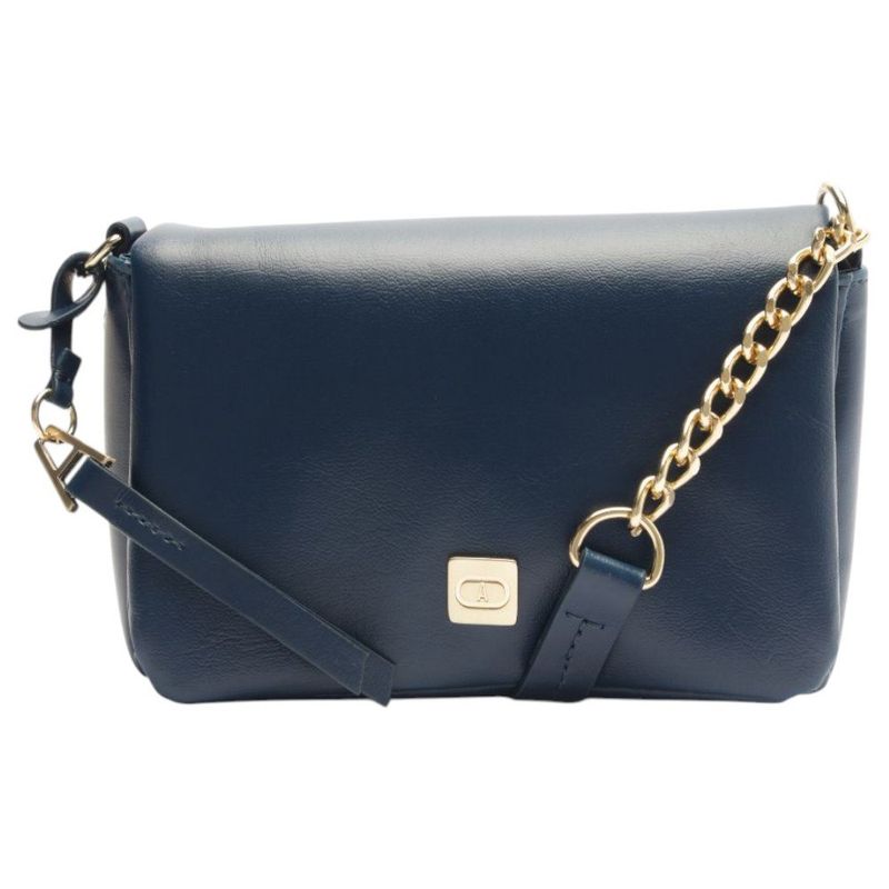 bolsa anacapri tiracolo média azul 18x11x5,5 cm (mp)