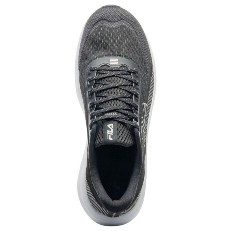 tênis feminino n° 38 fila device preto grafite e branco (mp)