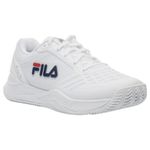 tênis feminino n° 35 fila axilus 3 branco e vermelho (mp)