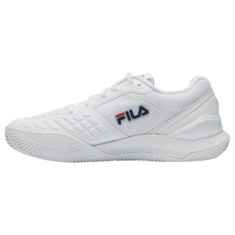 tênis feminino n° 35 fila axilus 3 branco e vermelho (mp)