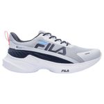 tênis masculino n° 37 fila progress lite prata preto e azul (mp)
