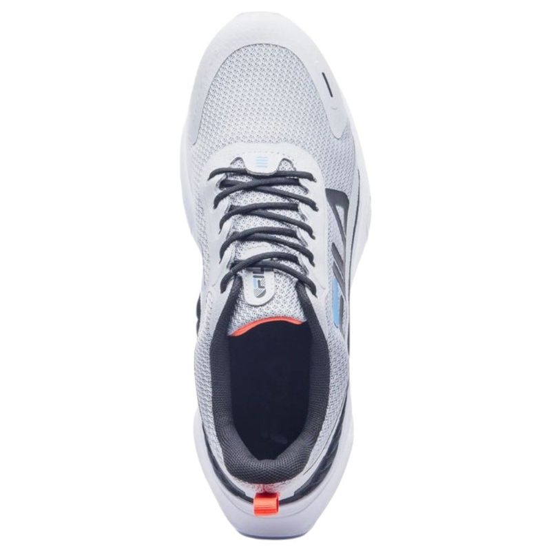tênis masculino n° 37 fila progress lite prata preto e azul (mp)