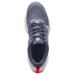 tênis masculino n° 43 fila progress lite preto grafite e vermelho (mp)
