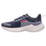 tênis masculino n° 43 fila progress lite preto grafite e vermelho (mp)
