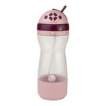 garrafa com porta biscoito clingo 350ml rosa 3116 (mp)