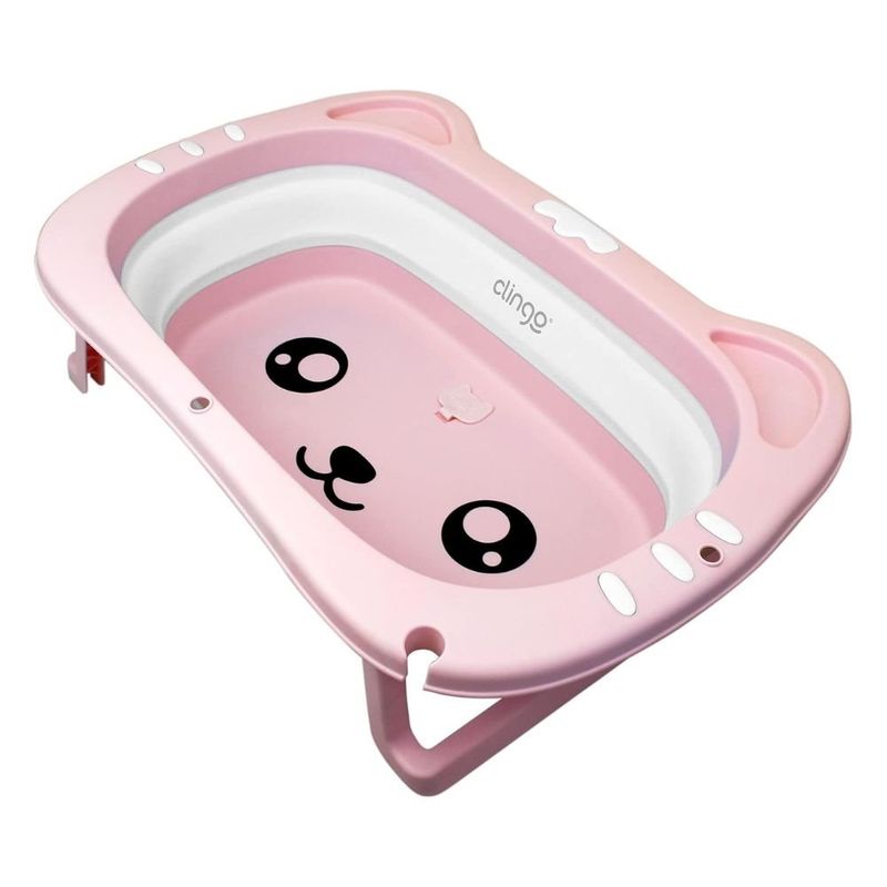 banheira dobrável clingo rosa c6021 (mp)