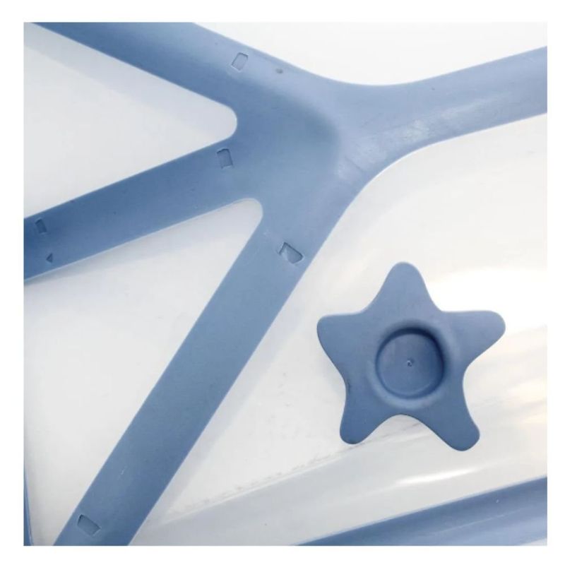 banheira dobrável clingo transparente azul 3553 (mp)