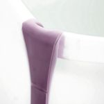 banheira dobrável clingo transparente rosa 3554 (mp)