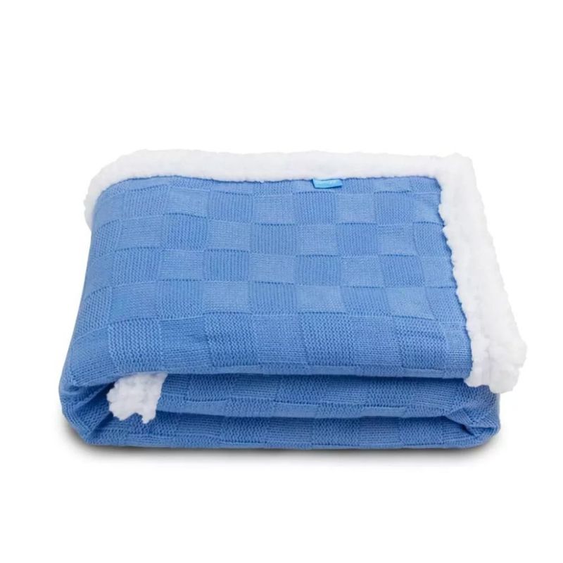 cobertor infantil clingo sherpa ultra soft azul 3512 (mp)