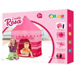 barraca infantil bang toys castelo rosa 534 (mp)