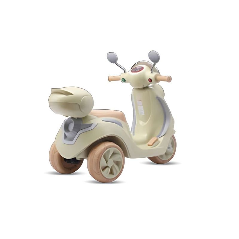 scooter elétrico infantil bang toys bella 6v bege 2927 (mp)