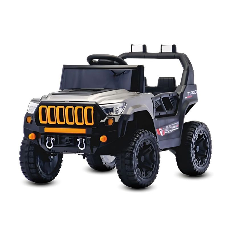 carro elétrico infantil bang toys jipe xr titan 12v cinza 2407 (mp)