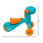 andador triciclo buba baby dino 16993 (mp)