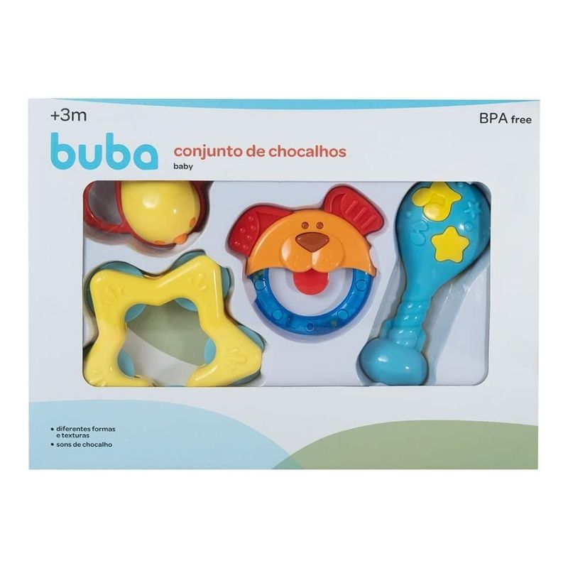 conjunto chocalhos buba 0008w sortido (mp)